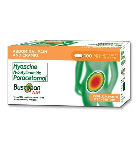 Buscopan Plus Dosage Drug Information MIMS Philippines   Buscopan Plus6002PPS0.JPG